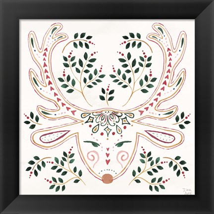Framed Holiday Sparkle IX Print