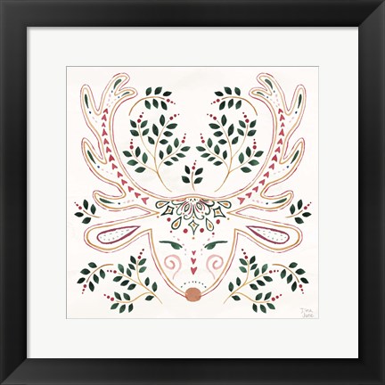 Framed Holiday Sparkle IX Print