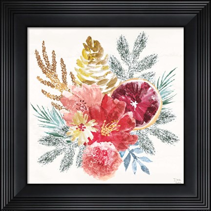 Framed Holiday Sparkle III Print