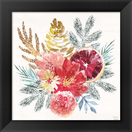 Framed Holiday Sparkle III Print