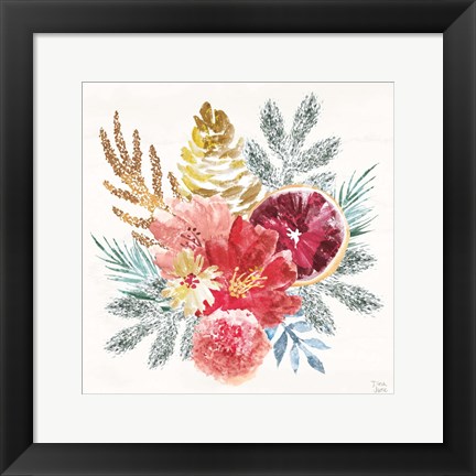 Framed Holiday Sparkle III Print