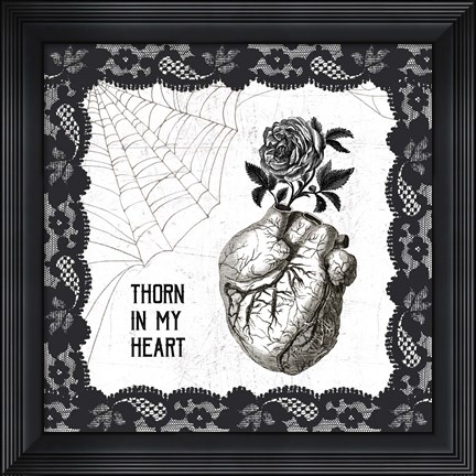 Framed Arsenic and Anatomy I Print
