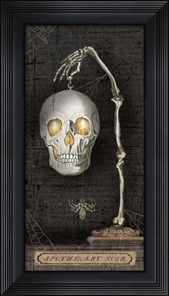 Framed Apothecary Noir VII Print