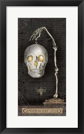 Framed Apothecary Noir VII Print