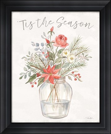Framed Woodland Christmas IV Print
