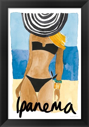 Framed Ipanema Girl Print