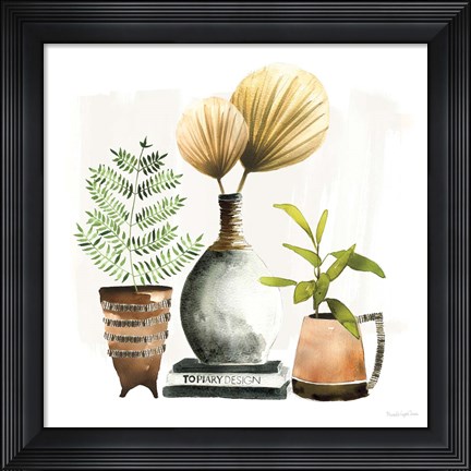 Framed Weekend Plants II Print