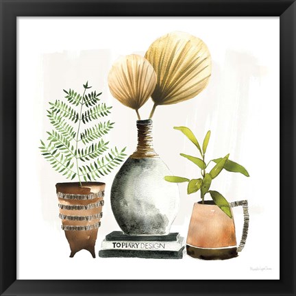 Framed Weekend Plants II Print