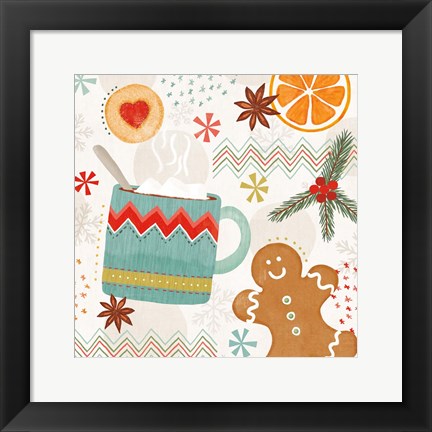 Framed Sweet Treats III Print