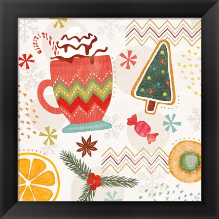 Framed Sweet Treats IV Print