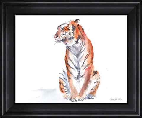 Framed Wild Tiger II Print