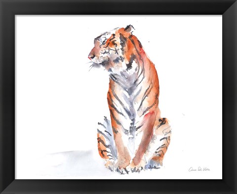 Framed Wild Tiger II Print