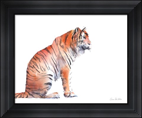 Framed Wild Tiger I Print