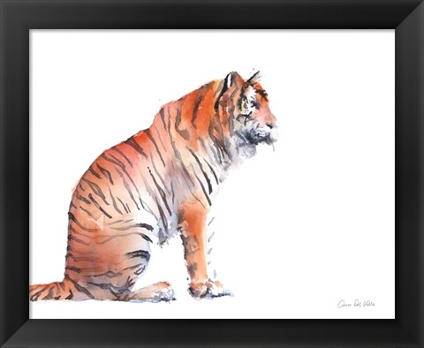 Framed Wild Tiger I Print