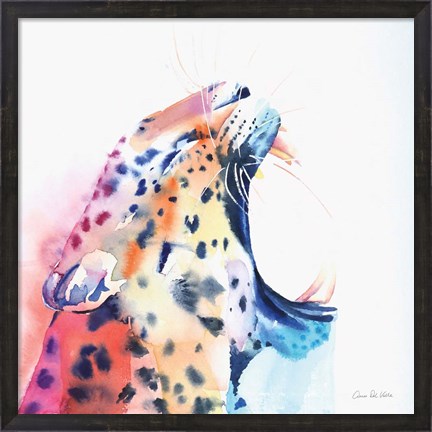 Framed Wild Leopard Print