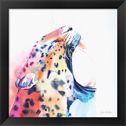 Framed Wild Leopard Print