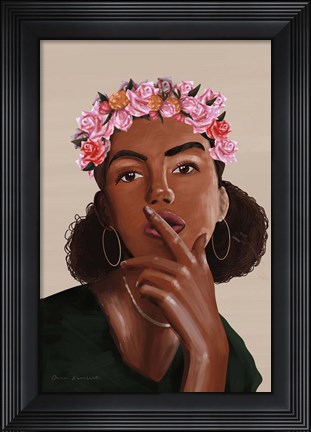 Framed Flower Power II Print