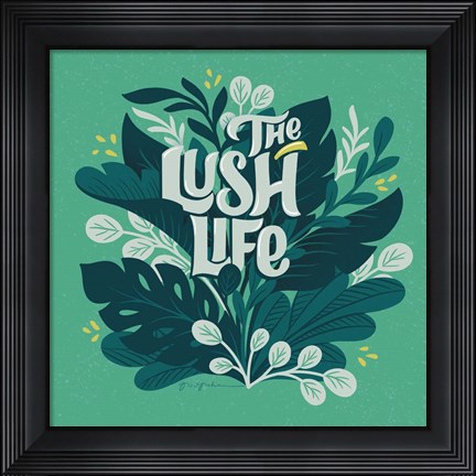 Framed Lush Life V Print