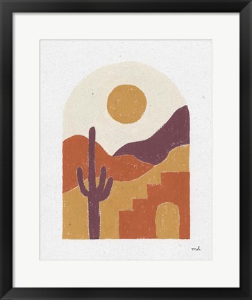 Framed Desert Window II Print