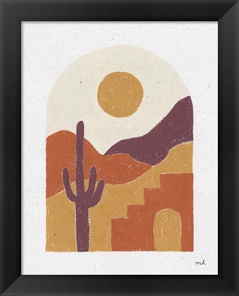 Framed Desert Window II Print