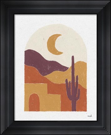 Framed Desert Window I Print