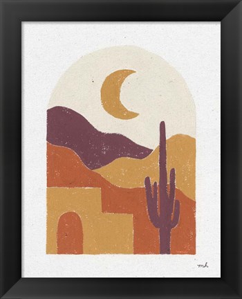 Framed Desert Window I Print