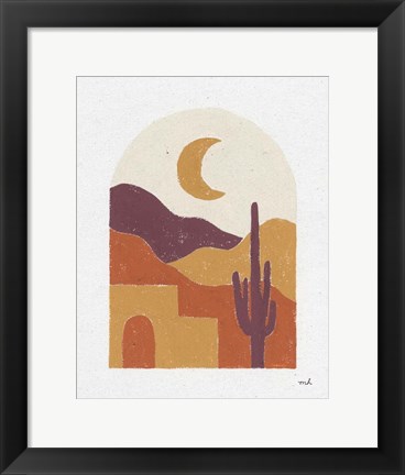 Framed Desert Window I Print