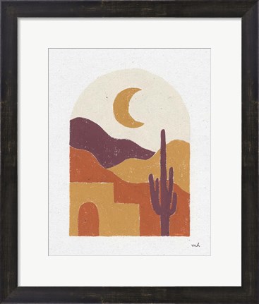 Framed Desert Window I Print