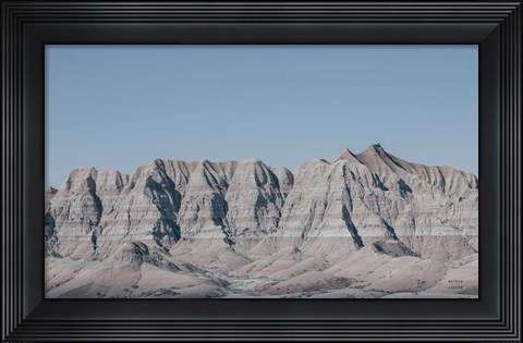 Framed Badlands Print