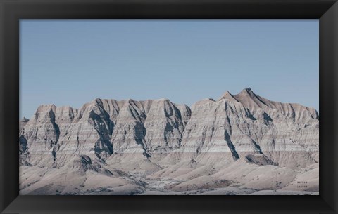 Framed Badlands Print