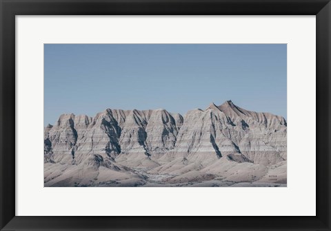 Framed Badlands Print