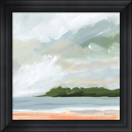 Framed Lake Beach Print