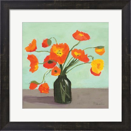 Framed Orange Poppies Print