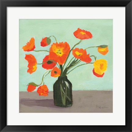 Framed Orange Poppies Print