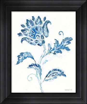 Framed Exotic Elegance Floral II Print