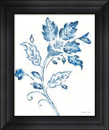Framed Exotic Elegance Floral I Print