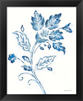 Framed Exotic Elegance Floral I Print