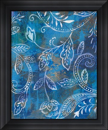 Framed Exotic Elegance Diptych I Print