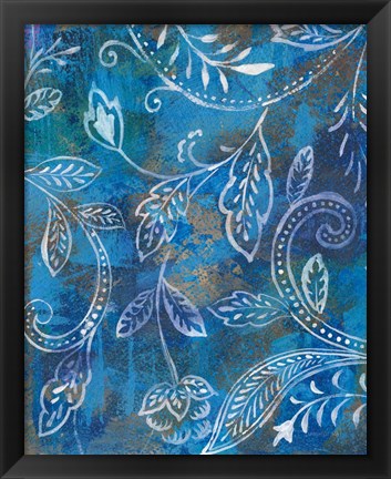 Framed Exotic Elegance Diptych I Print