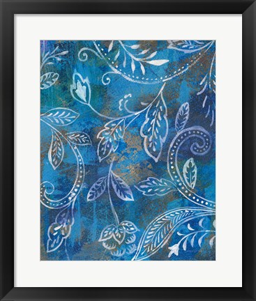 Framed Exotic Elegance Diptych I Print