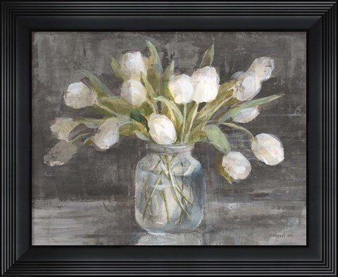 Framed April Tulips Print