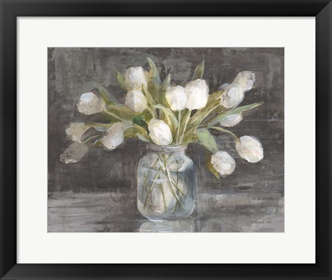 Framed April Tulips Print