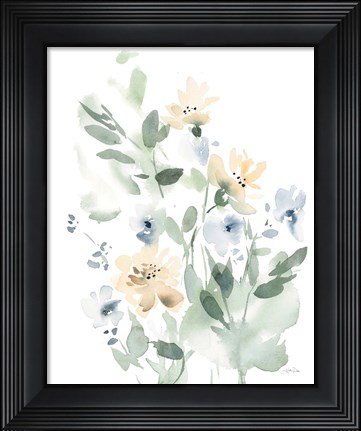 Framed Summer Wildflowers I Print