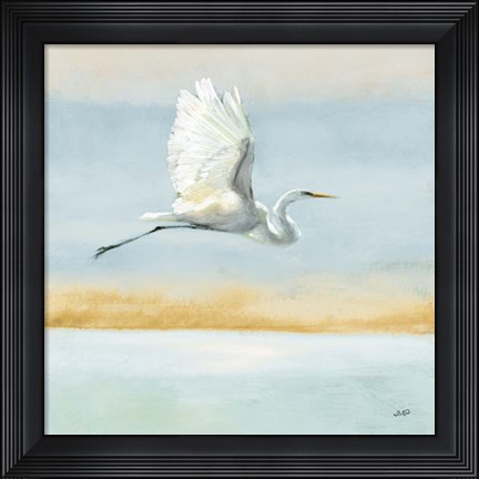 Framed Flight Blue Sky Print