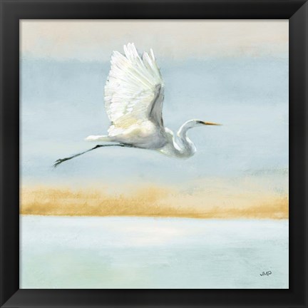 Framed Flight Blue Sky Print