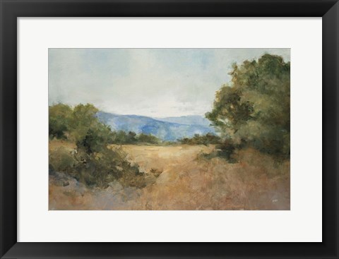 Framed August Fields Print