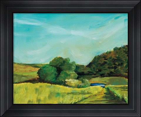 Framed View from Rock Hill Print
