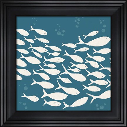 Framed Seaside Style VI Print