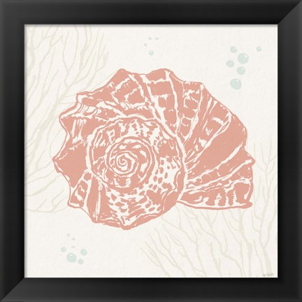 Framed Seaside Style IX Print