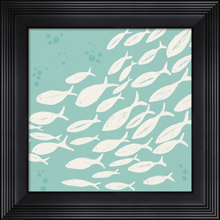 Framed Seaside Style VII Print